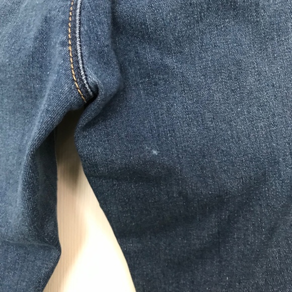 Y2K WAX JEAN Denim Jeans Skinny Ankle Size 6 Fit Deep Blue - Picture 8 of 12